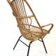 Rattan armchair by Rohe Noordwolde, 1960, Netherlands