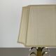 Lampe de table en laiton et acrylique de style Hollywood Regency par WKR Lights, Allemagne, années 1970