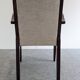 Pair of modernist mahogany bridge chairs from the 1940s/1950s