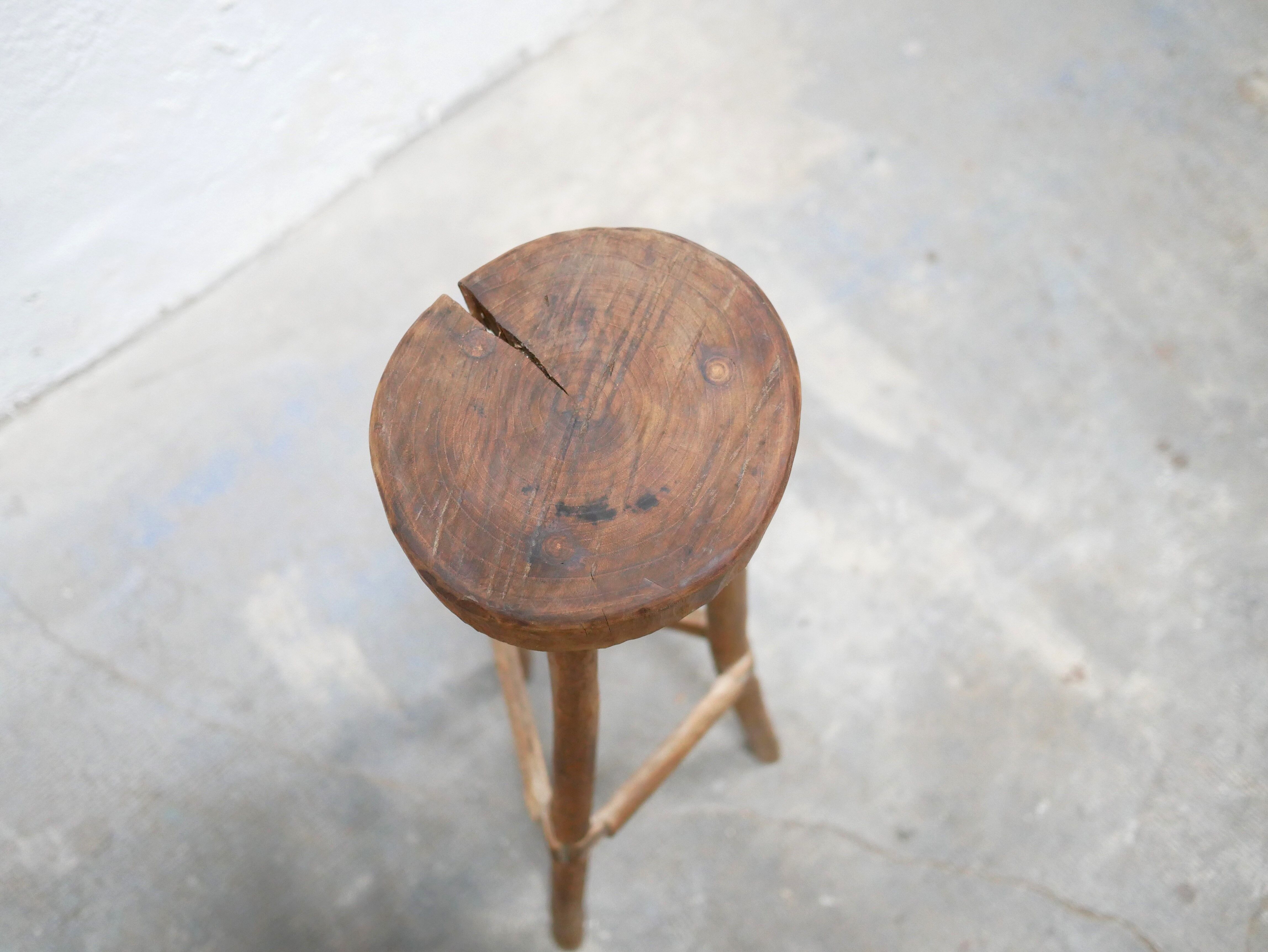 Wooden tripod brutalist harness