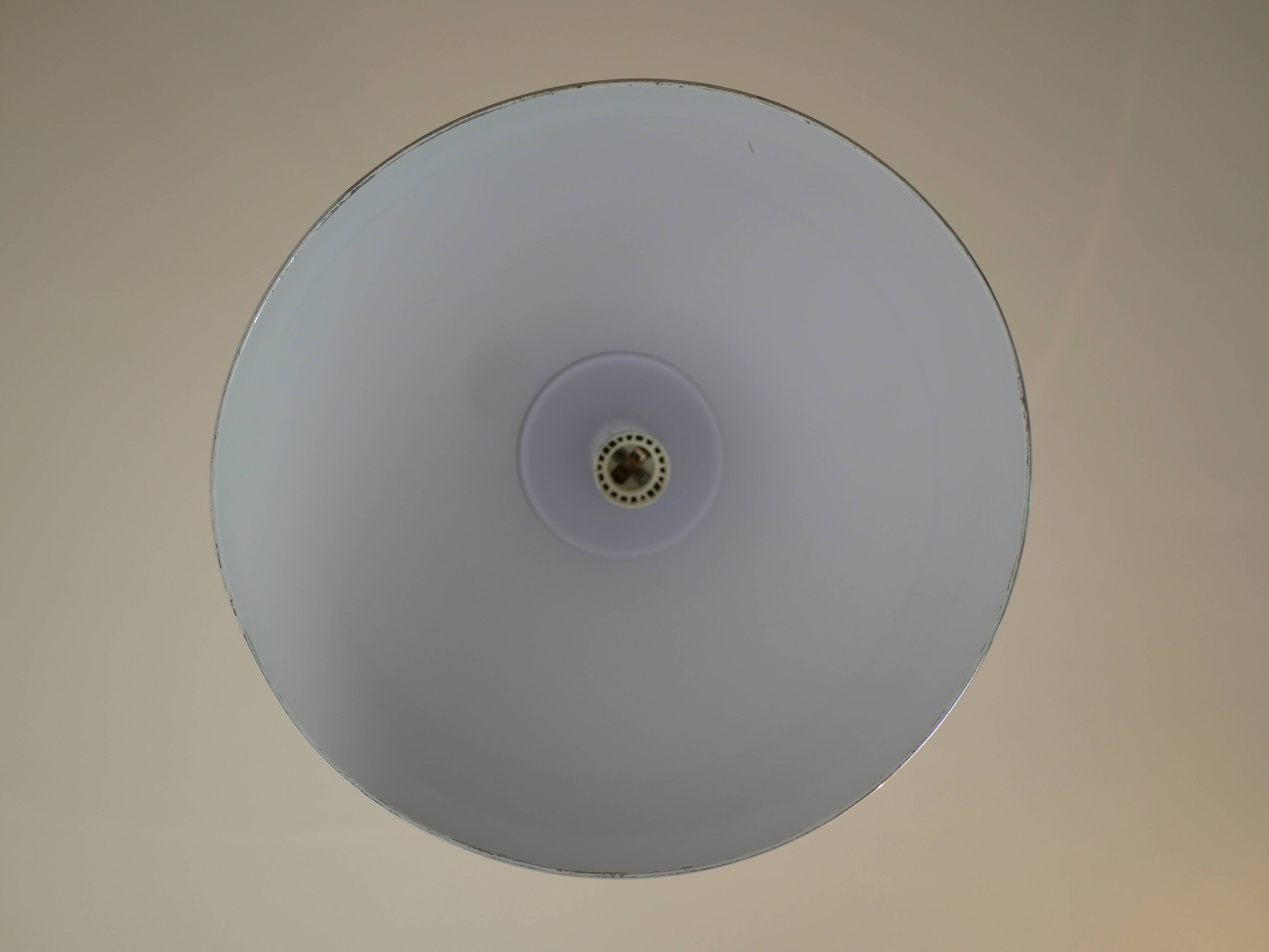 Chrome metal mirror suspension