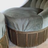 Paire de fauteuils crapauds