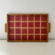Red checkered plateau unique piece