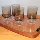 Top 50's form free teak and glass