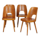 Suite of 4 vintage chairs by Oswald Haerdtl for Ton, 1960