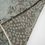 Vintage Turish Aqua Blue Rug sku-v952