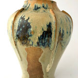 Vase Auguste Delaherch, numéroté 3526 en grés émaillé art deco