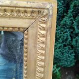 Antique Louis XVI gilded wood mirror