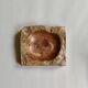 Natural onyx stone pocket emptier, 70s-80s