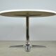 Modern vintage dining table with chrome star base by pastoe, 1970s