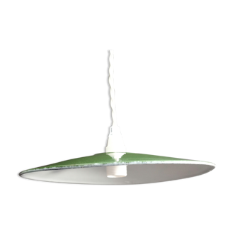 Industrial suspension bowl in enamelled sheet metal