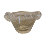 Coupe en verre bulle Daum