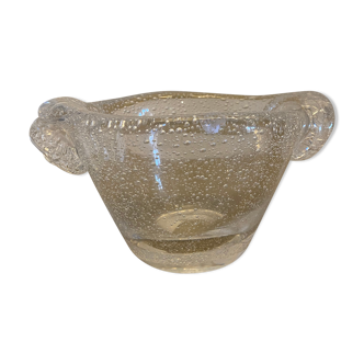 Daum bubble glass cup