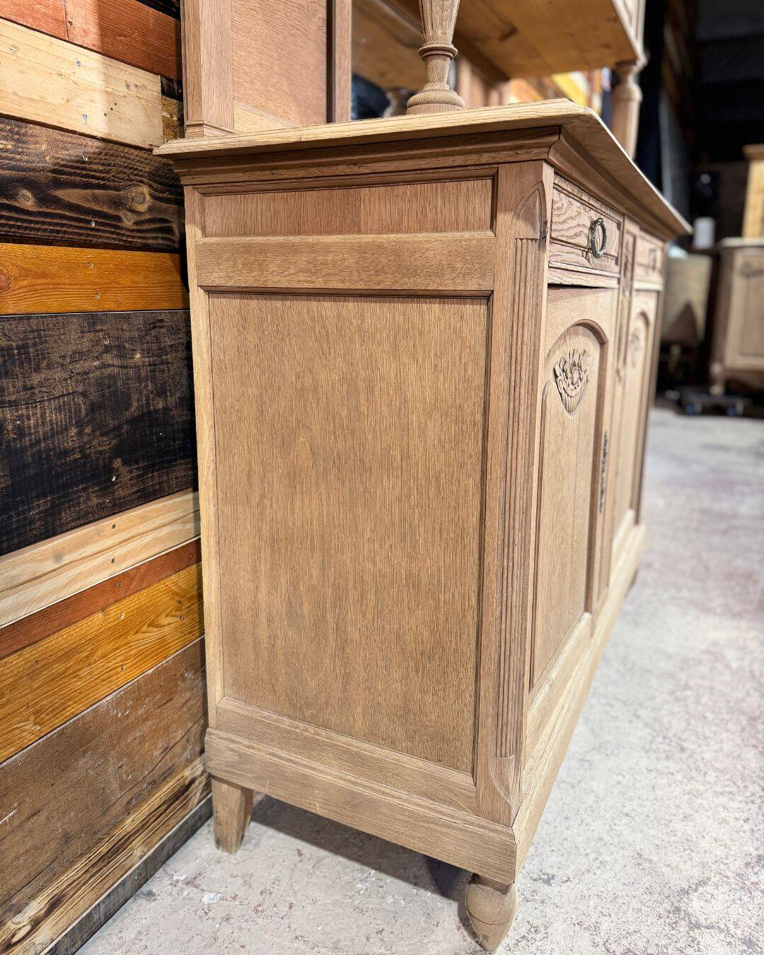 Antique oak sideboard