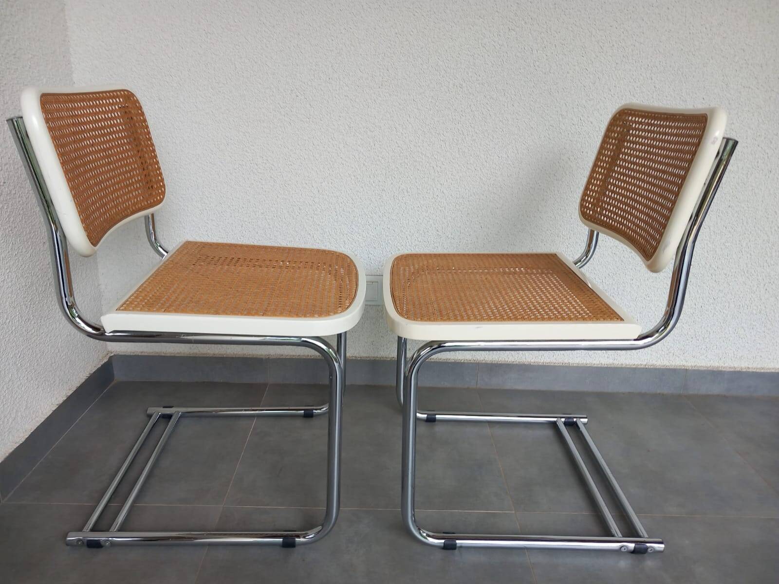 A pair of Italian chairs from the 1980s