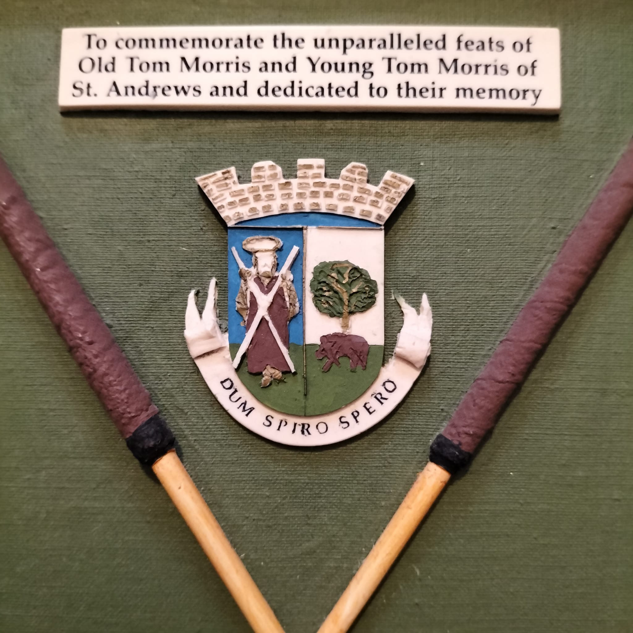 Cadre commémoratif Golf