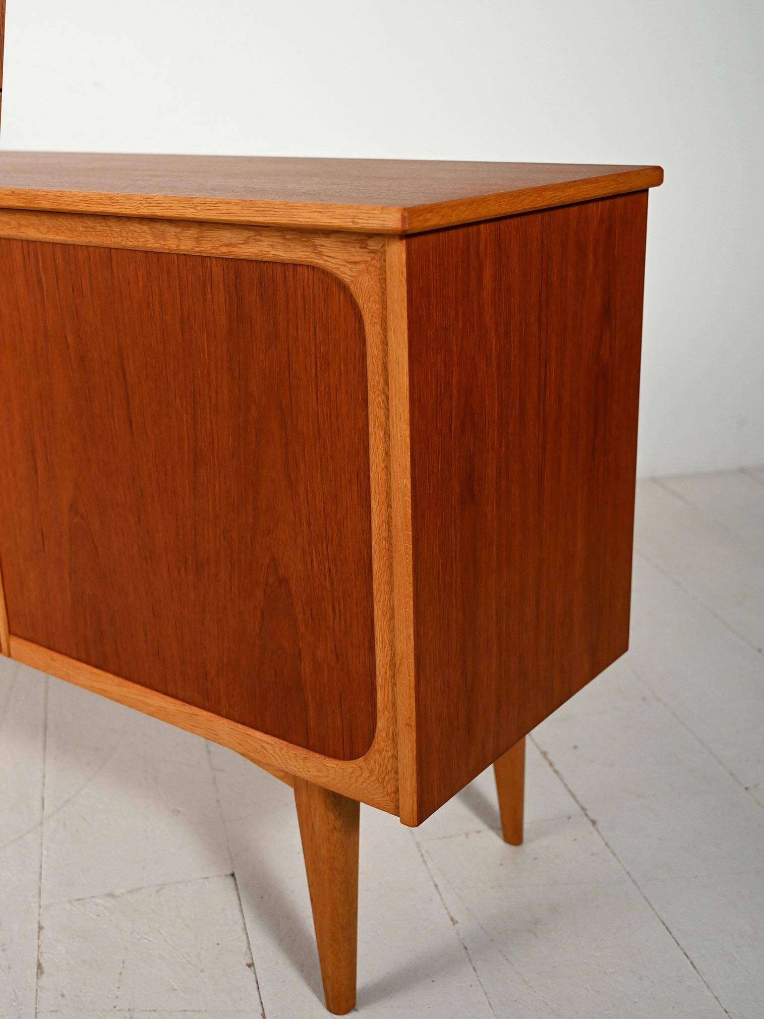 Scandinavian vintage Sideboard in Teak and Oak