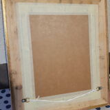 Miroir avec glace bisotée 29.5×35cm