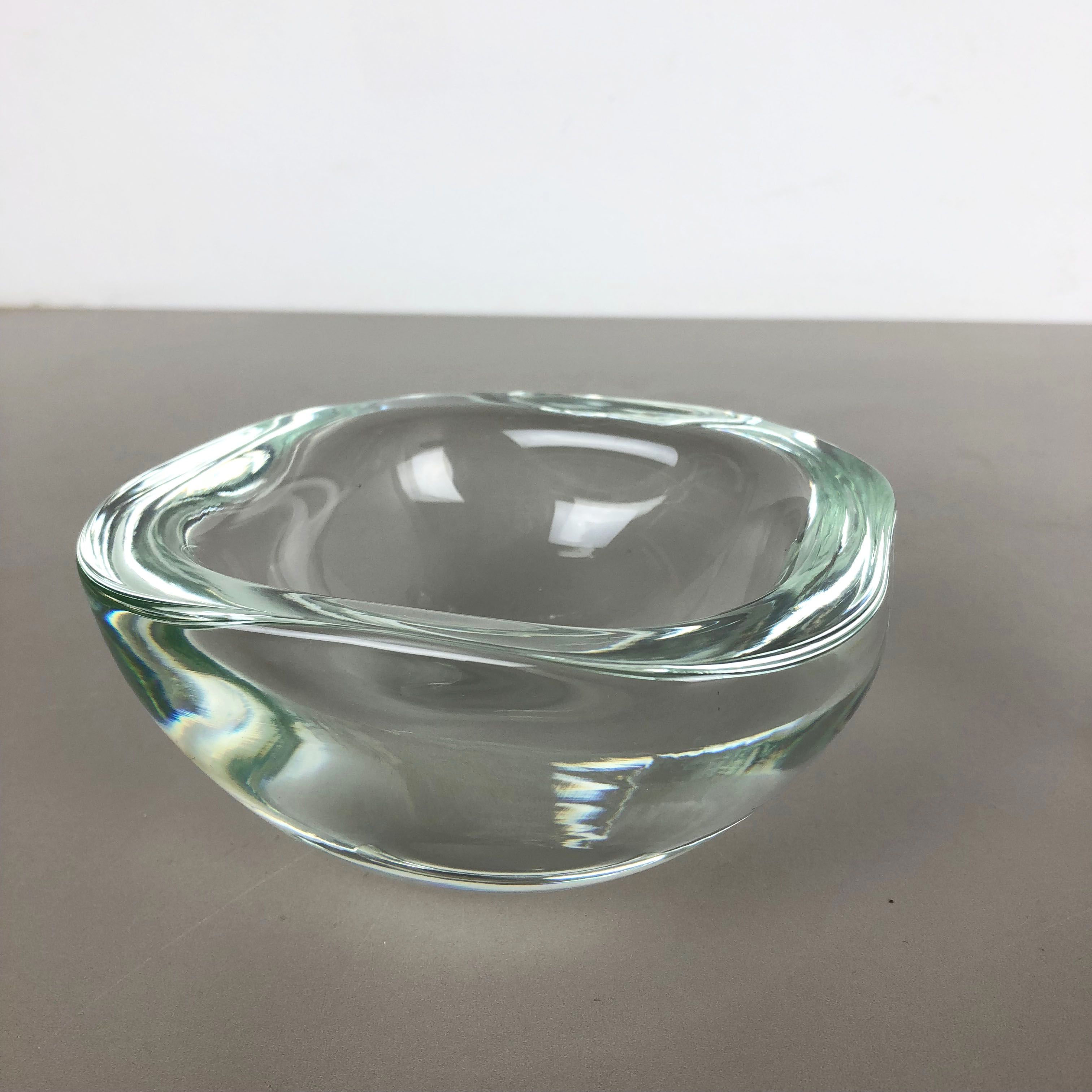 Murano glass shell bowls by Cenedese Italy, 1960