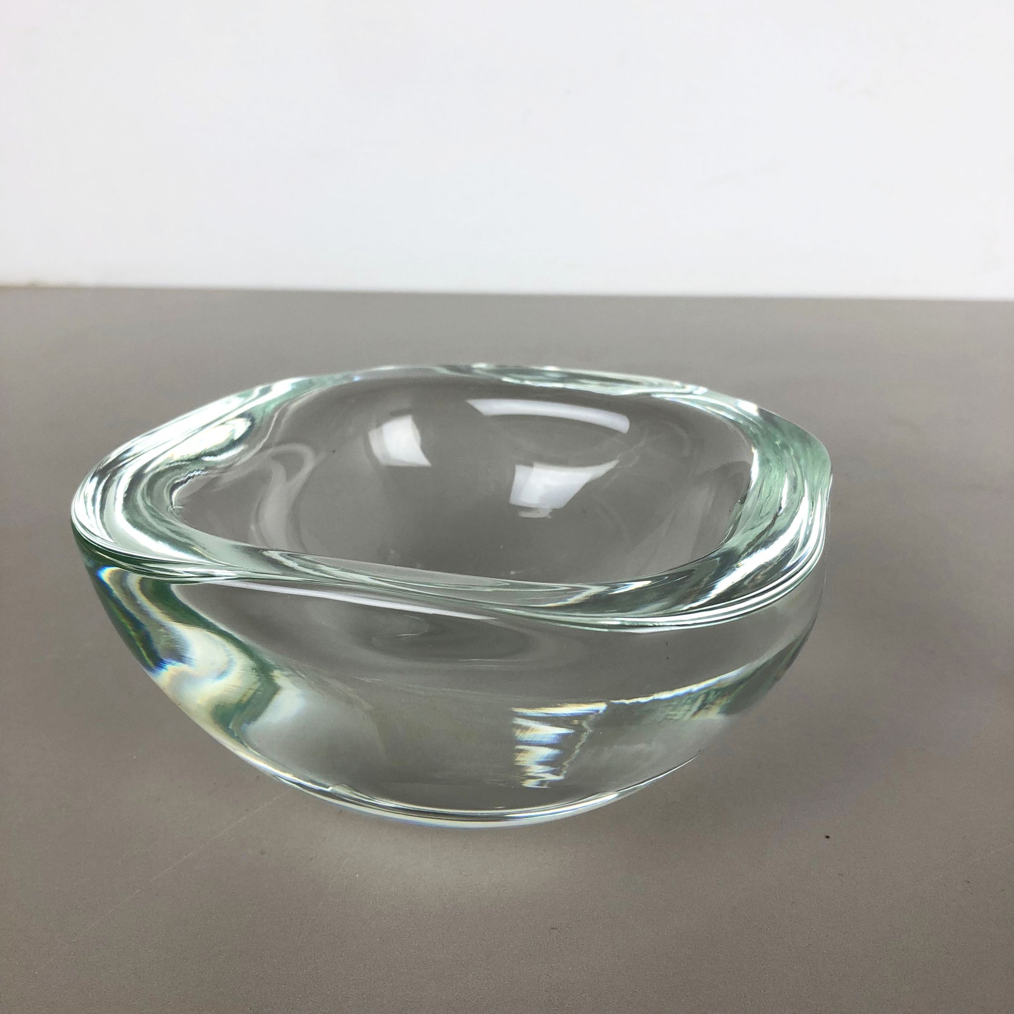 Murano glass shell bowls by Cenedese Italy, 1960