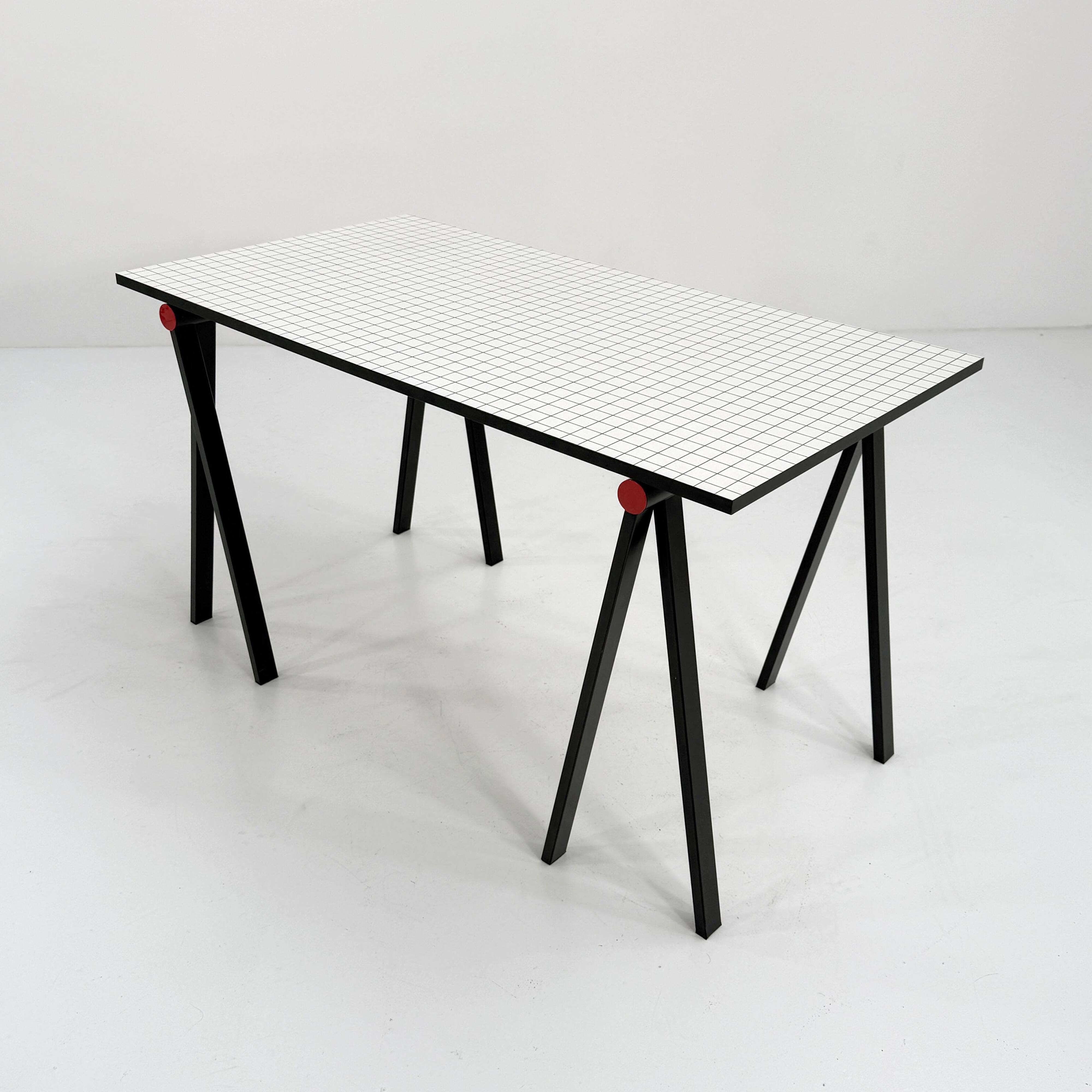 "Trestle" desk by Rodney Kinsman for Bieffeplast, 1980