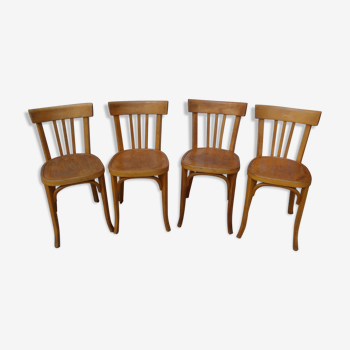 Lot of 4 Baumann bistro-style chairs