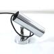 Vintage stainless steel wall light, 1960s