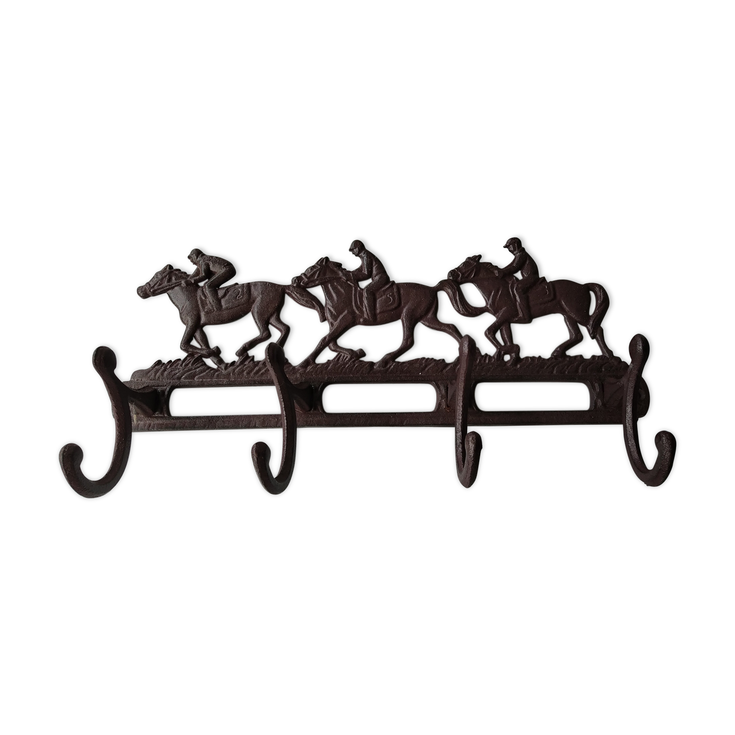 patère chevaux en fonte