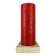 Red stone and fibreglass lamp, vintage