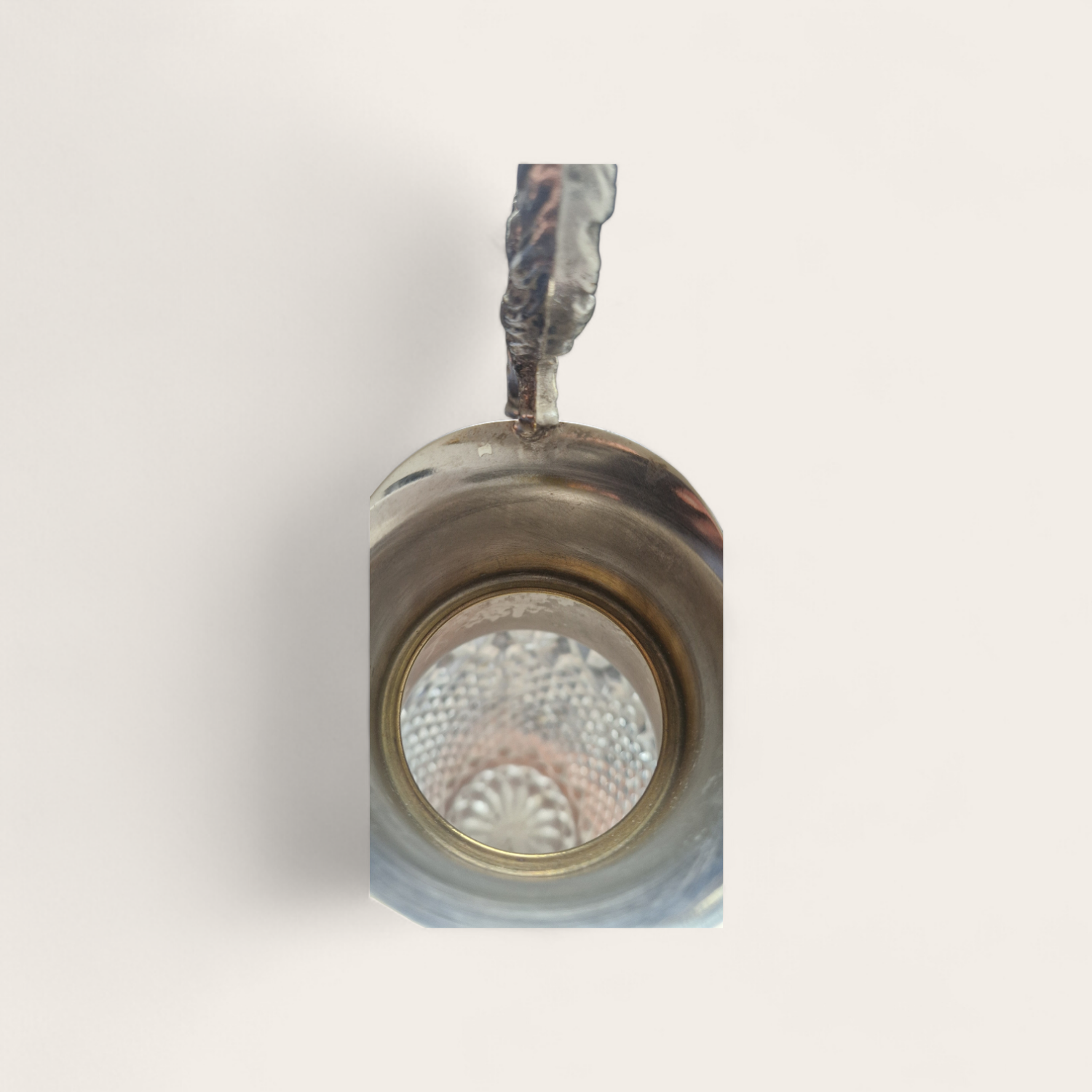 Cut crystal carafe and silver-plated metal – Victorian / Napoleonic III style