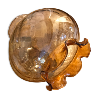 Art Deco glass suspension globe