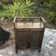 Vintage rattan buffet
