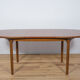 Mid century oval teak extendable dining table from mcintosh, 1960s