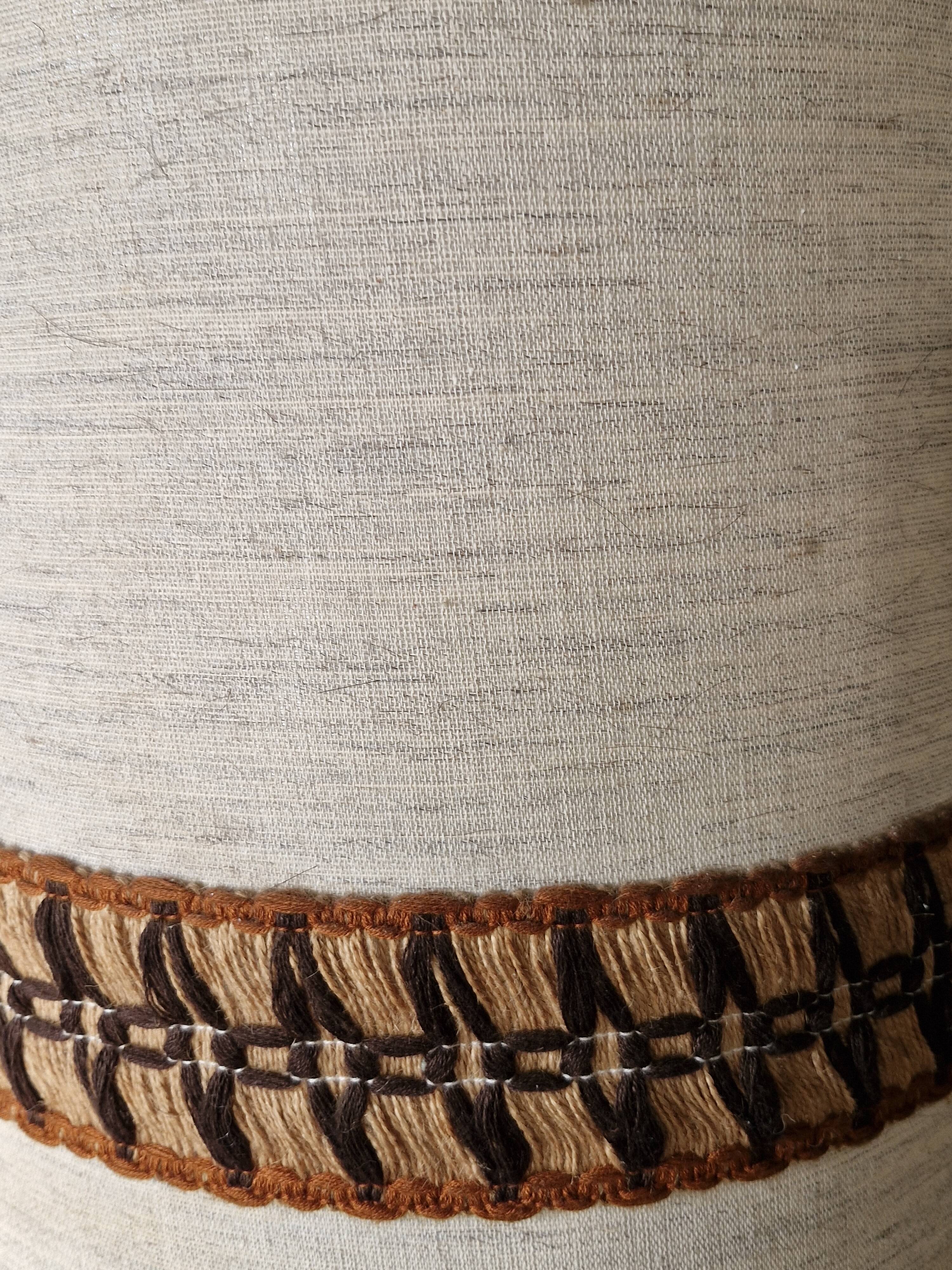 70s ceramic floor lamp