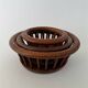 Vintage Set of 3 Mid Century Modern Hand Carbed Wooden Centerpiece Dec