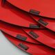Set de 6 grands sets de table rouges en plastique Robex Italie années 70