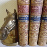 2 Horse-shaped bookends  in brass