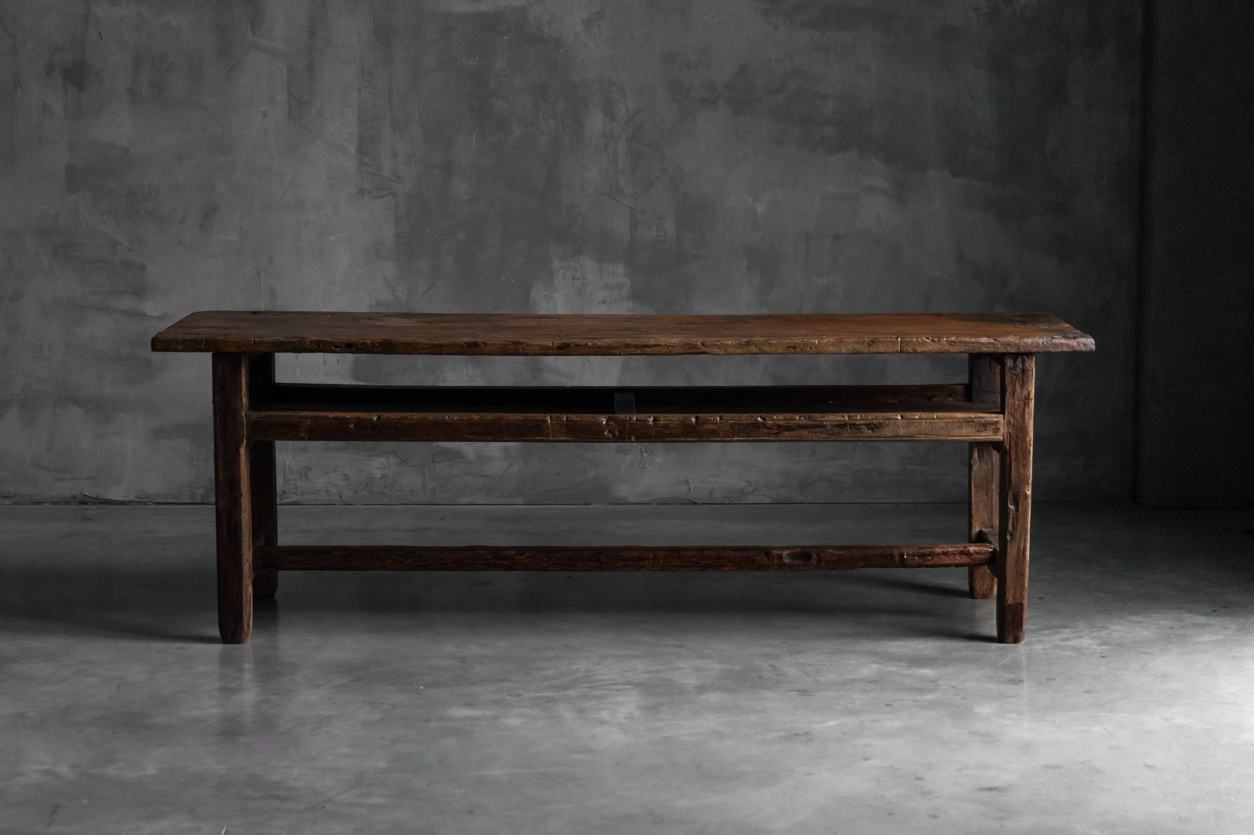 Wabi sabi farmhouse worktable, France, 19th century