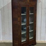 Early 20th century walnut corner cabinet