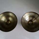Bougeoirs en laiton - une paire