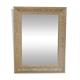 Miroir rectangulaire avec son cadre décoré