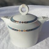 Sugar bowl and milk jug porcelain Létang & Rémy