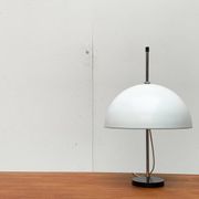 Mid-century minimalist dome table lamp