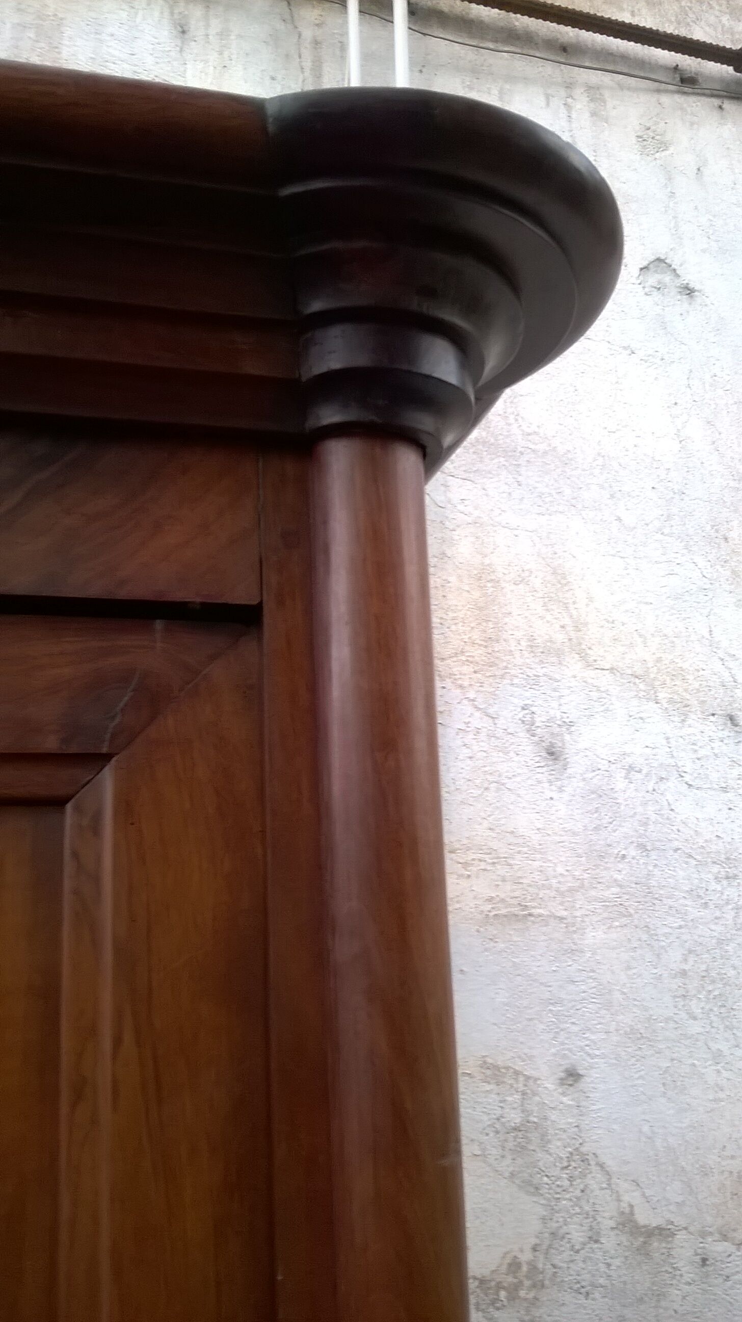 Old buffet two period walnut Empire bodies