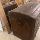 Old travel trunk