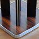 Round dining table with extension 1970s Italian design
