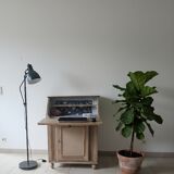 Vintage raw oak secretary