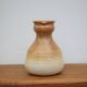 Vintage glazed terracotta pitcher, vintage carafe, jug