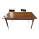 Mid-century Scandinavian dining table (with integrated extensions)