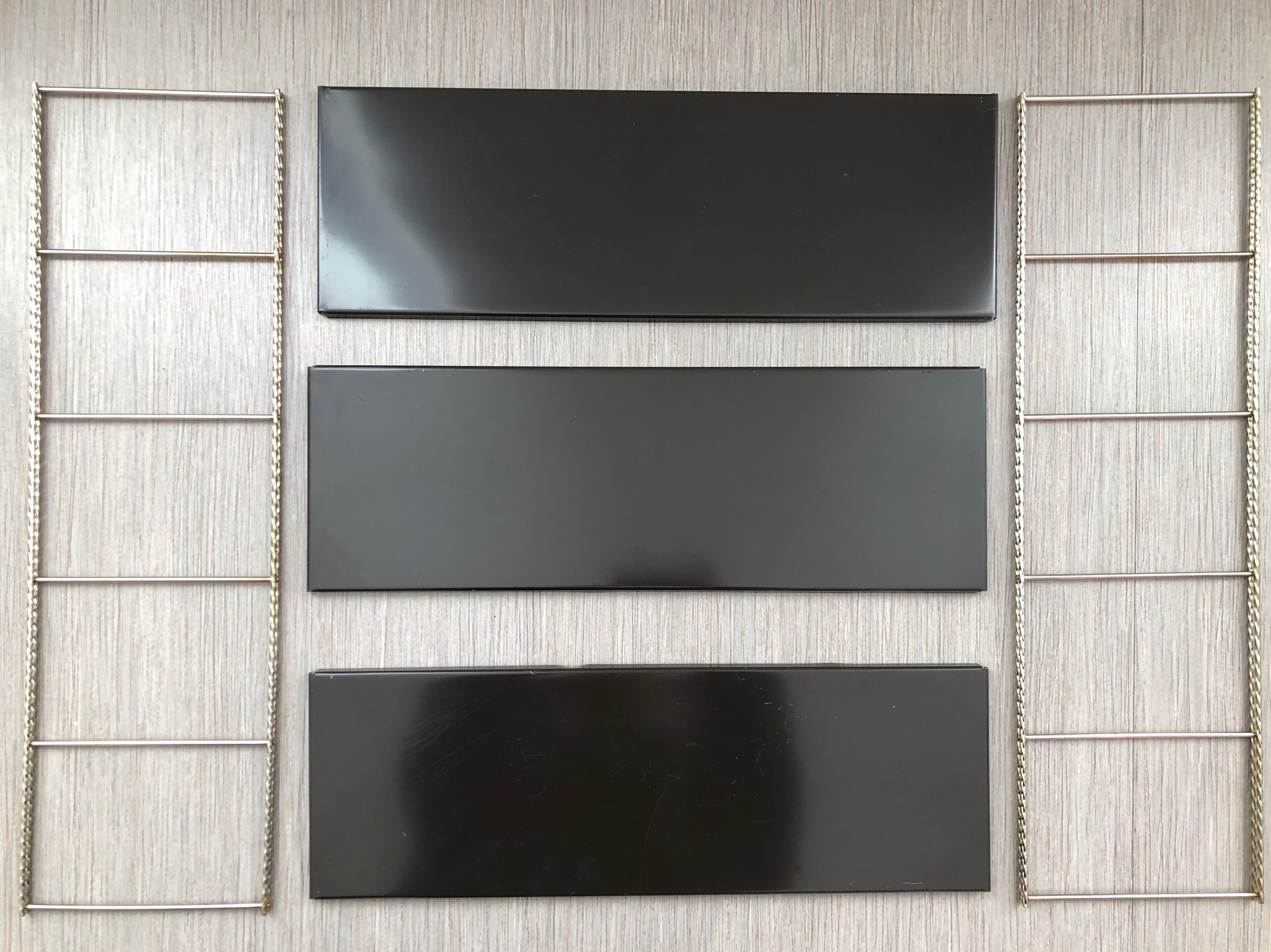 String shelf creation mofp gold and black